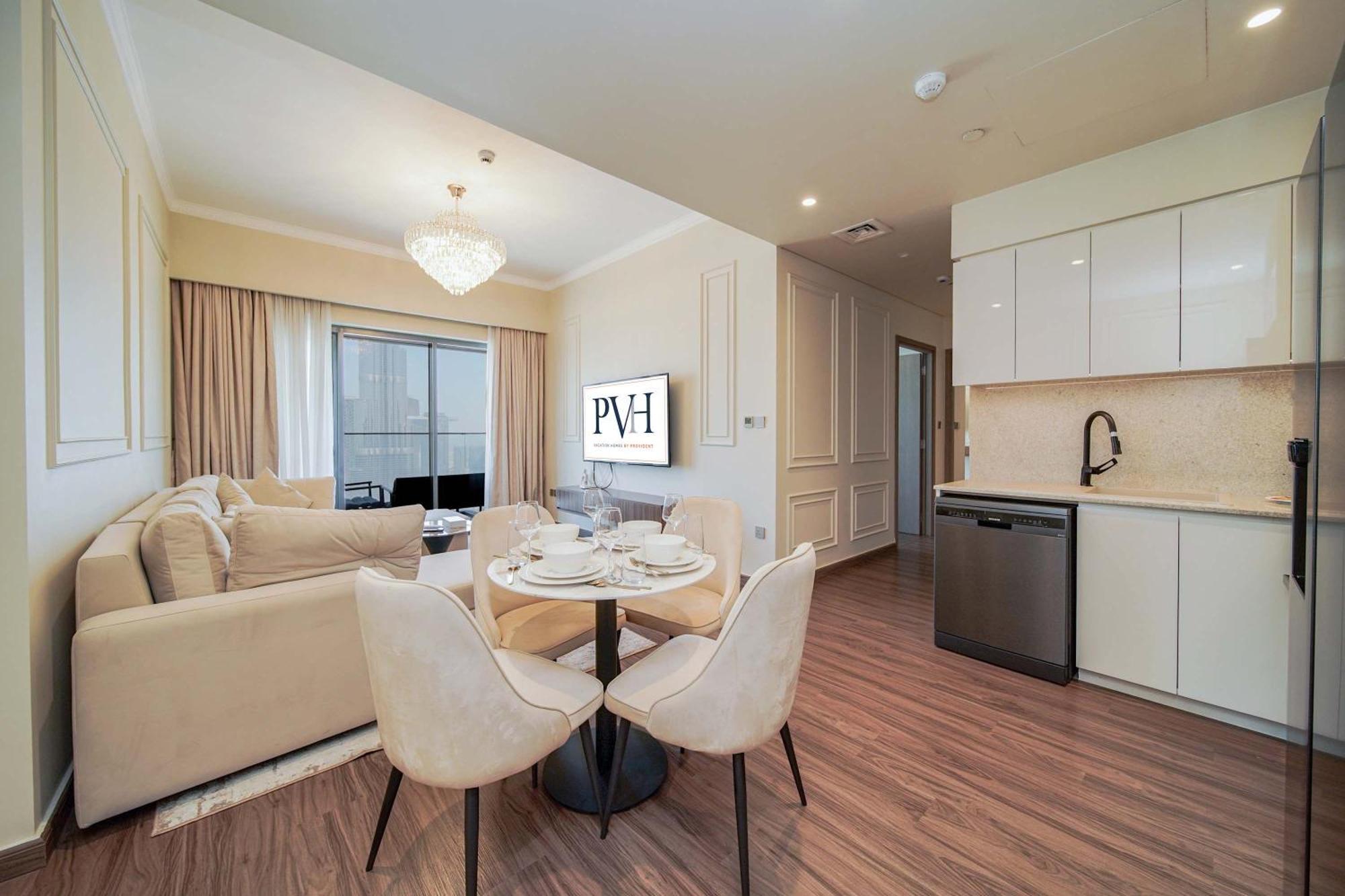 Pvh - 2br With Burj Khalifa View - Burj Royale Apartment